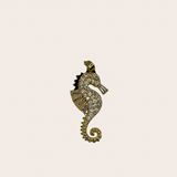 Diamonds Seahorse Charm