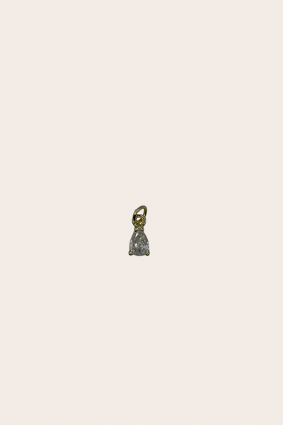 Small Diamond Drop Charm