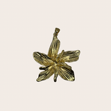 Big Golden Flower Charm