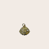 Pearl Seashell cz Charm