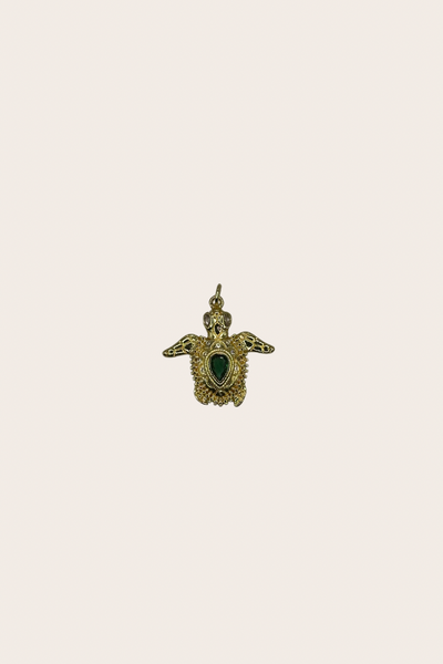 Green Turtle Charm