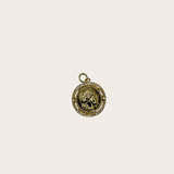 Mid Coin Medallion cz Charm