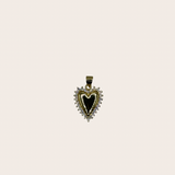Mid Heart cz Charm