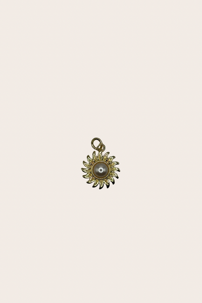 Pearl Sun Charm