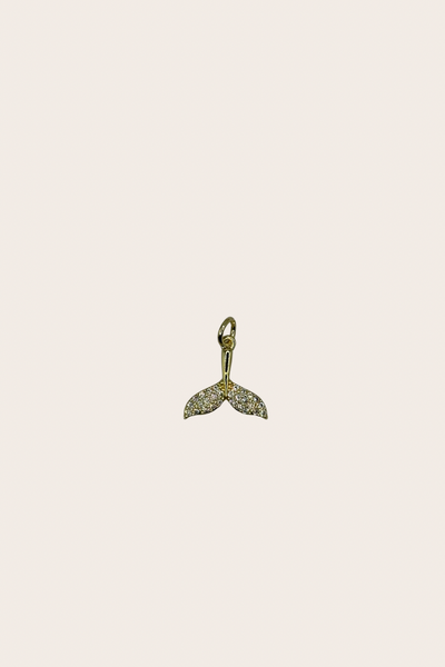 Small Tail cz Charm